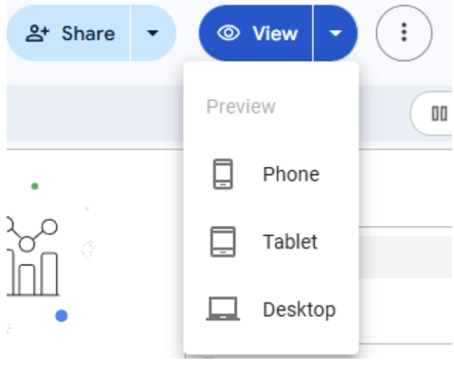 Looker Studio - Screen types
